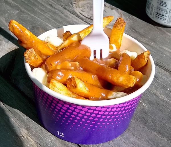 Poutine! Just $3.00 at Balthazar's Ice Shack