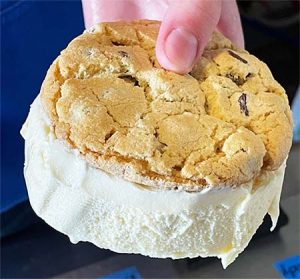 ice cream cookie sandwich
